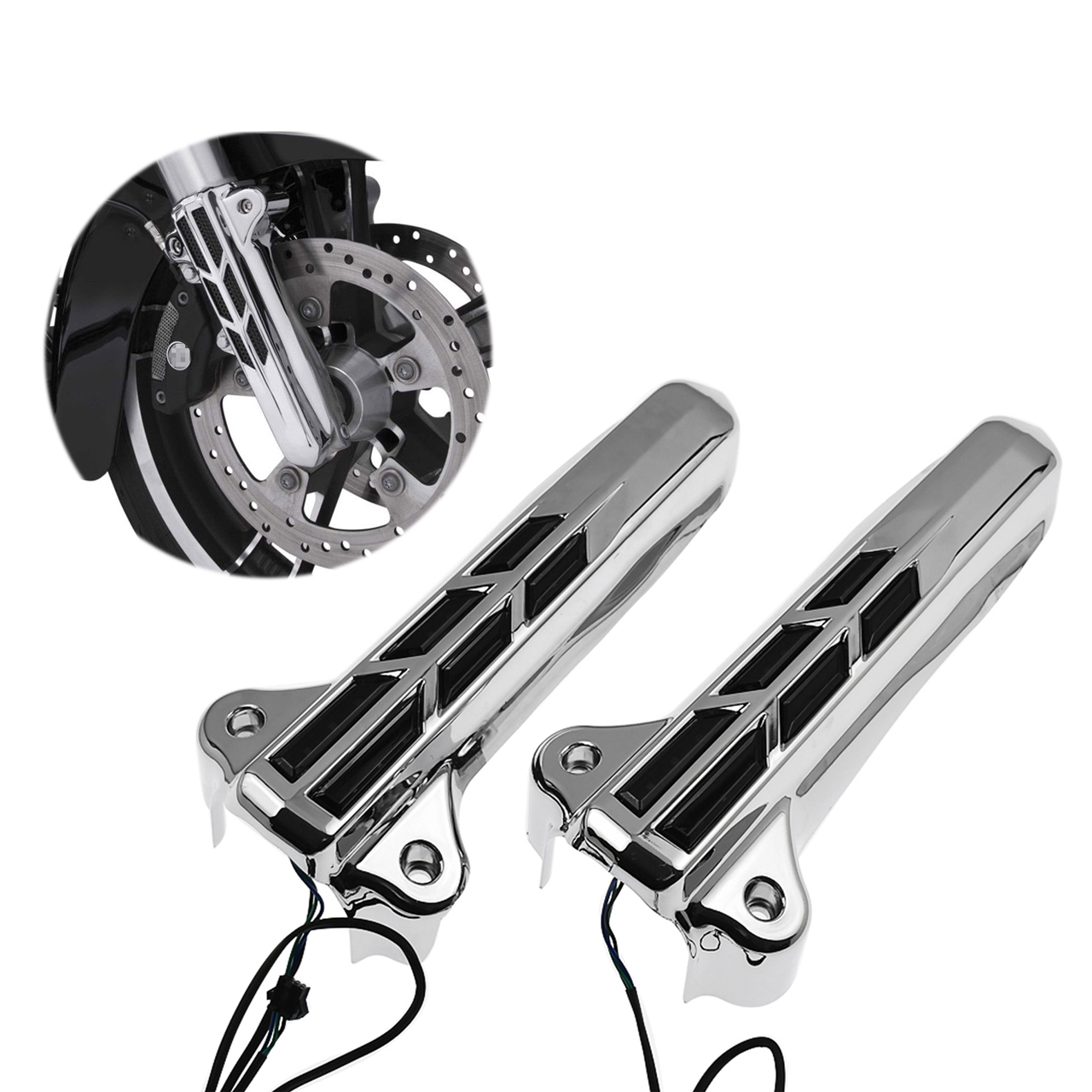 Harley Street Glide 45500171 YDLMT Motorcycle Upper Fork Slider